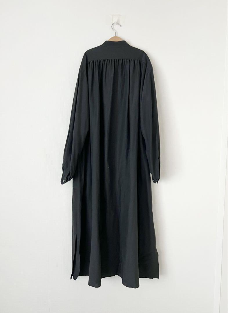 YLEVE イレーヴ COTTON RAYON BROAD LONG SHIRT