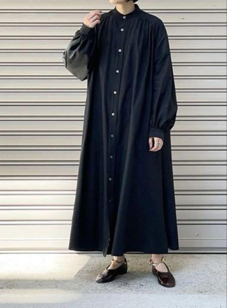 YLEVE イレーヴ COTTON RAYON BROAD LONG SHIRT