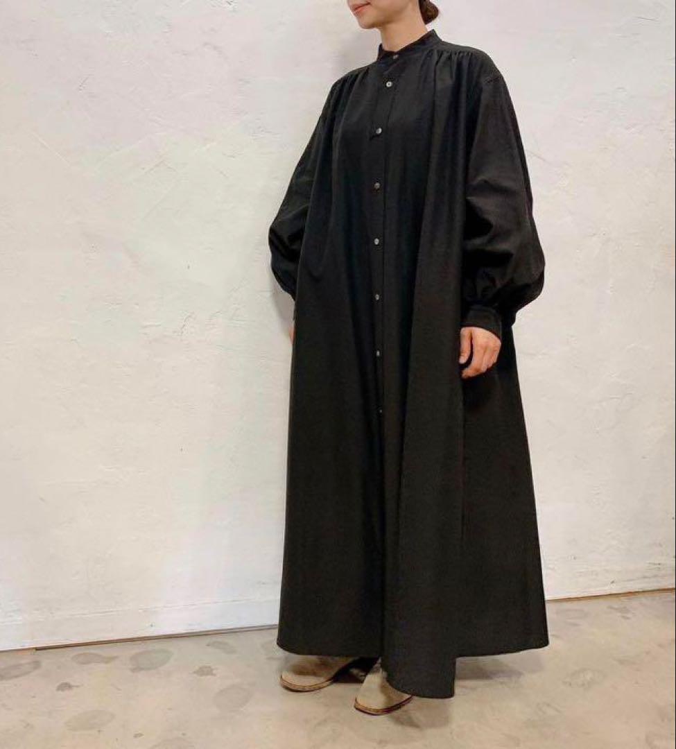 YLEVE イレーヴ COTTON RAYON BROAD LONG SHIRT