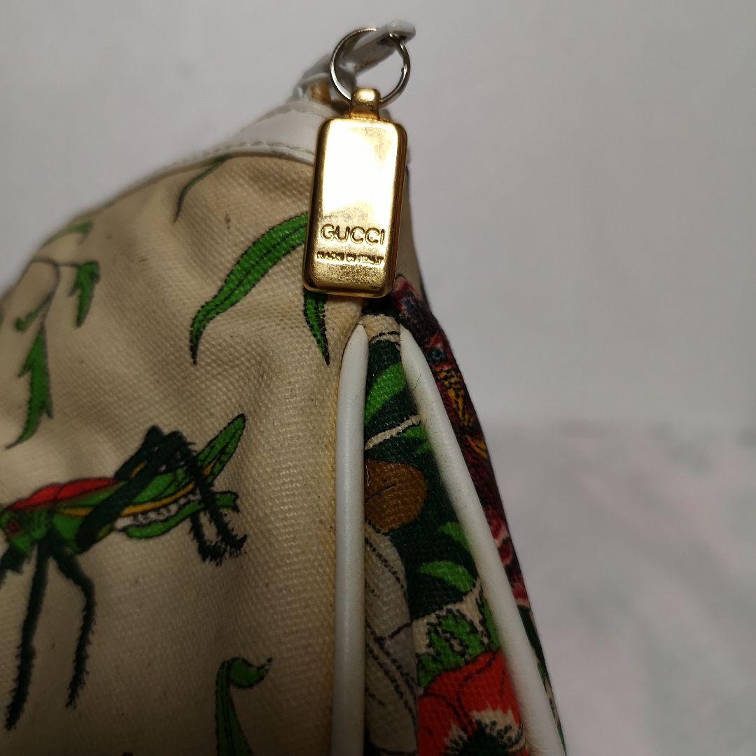 ヴィンテージ レトロ グッチ Gucci フローラポーチ