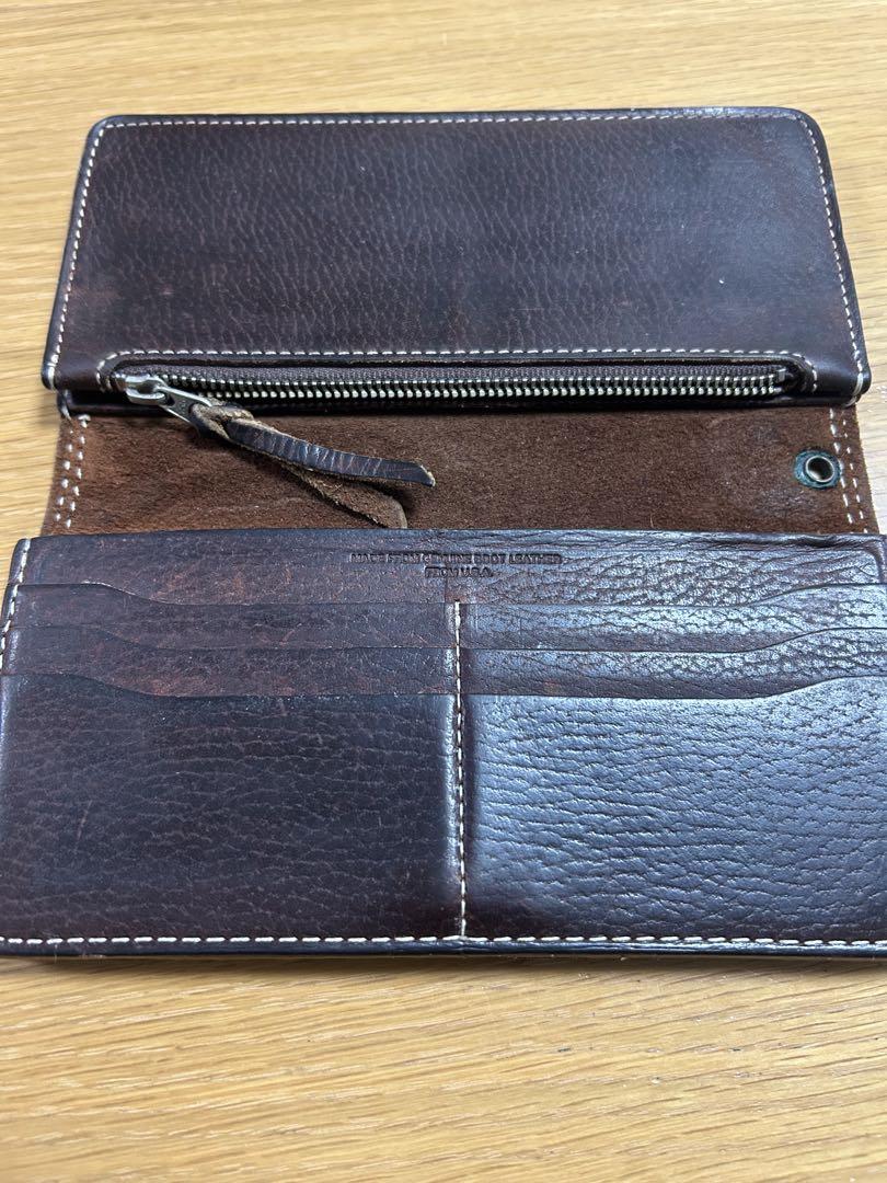 usedRED WING レザー 長財布 ブラウン usedRED WING レザー 長財布 ブラウン