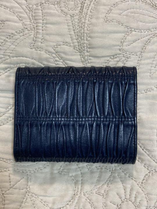 PRADA 財布 ネイビー Jm6Ve-m74303455256 プラダ 二つ折り財布 高評価お得