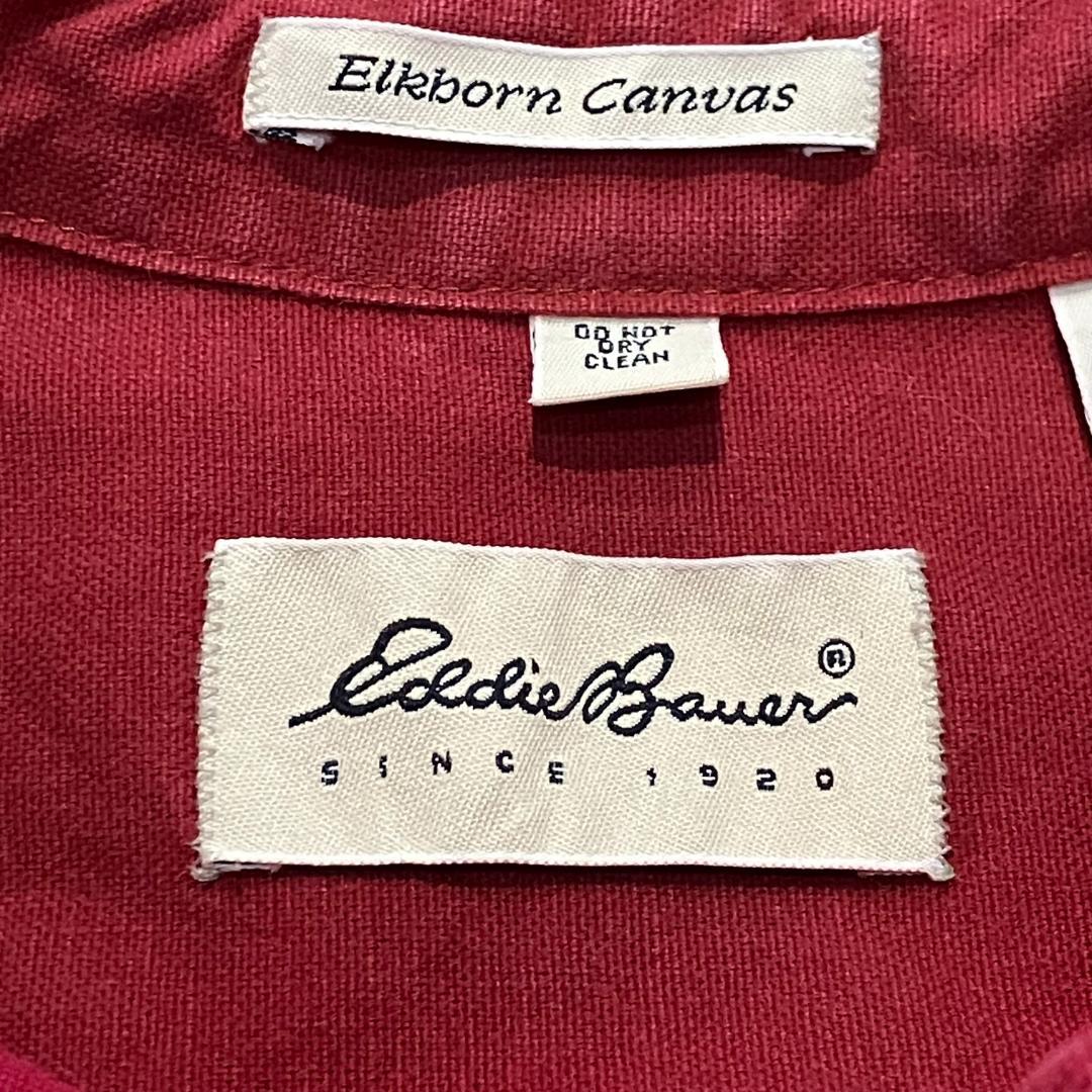 US製★Eddie Bauer エディーバウアー★長袖シャツ★ビッグサイズ★肉厚