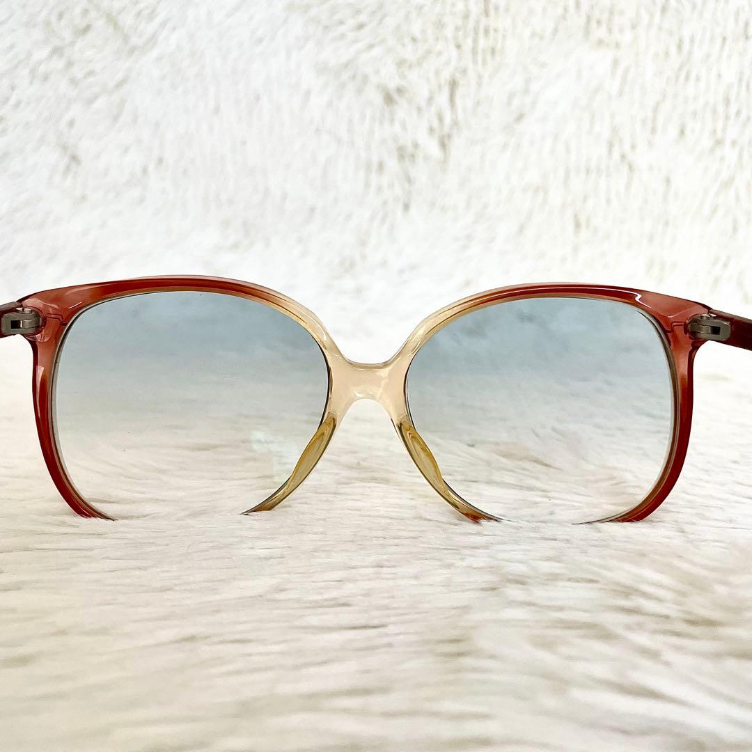 極美品 70sGUCCI ビンテージメガネ GG503 イエローブラウンフレーム 極美品 70sGUCCI ビンテージメガネ GG503 イエローブラウンフレーム