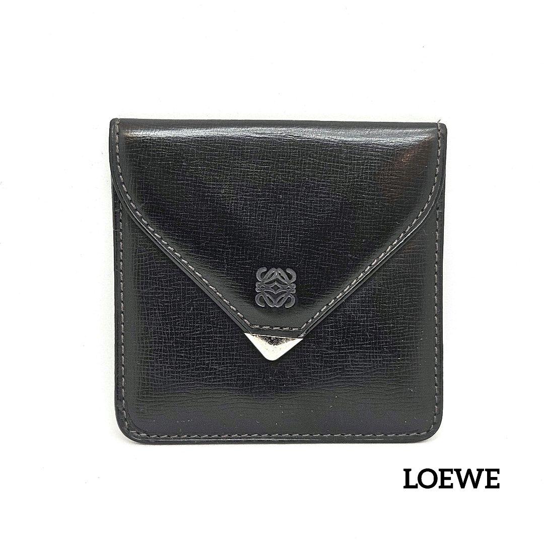 LOEWE ロエベ アナグラム レザー コインケース 小銭入れ ブラック 7,000円