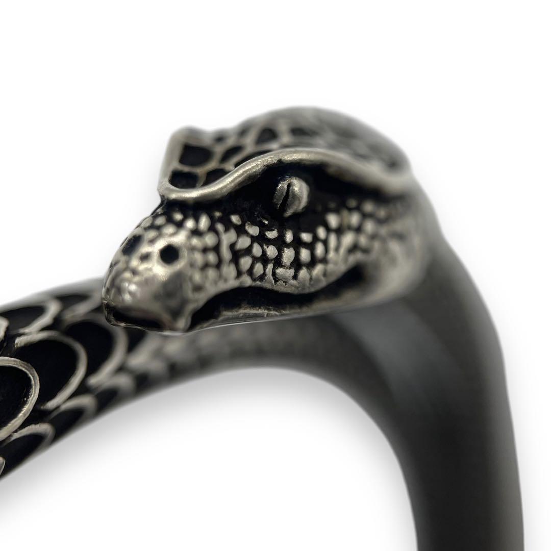 新品■グッチ　Garden snake　シルバー925　バングル　付属品完備