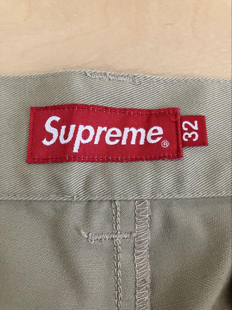 supreme work pants ベージュ　W32