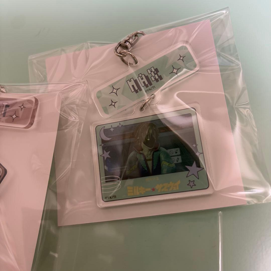 ミルキーサブウェイ プリ風シール キーホルダー カート マックス