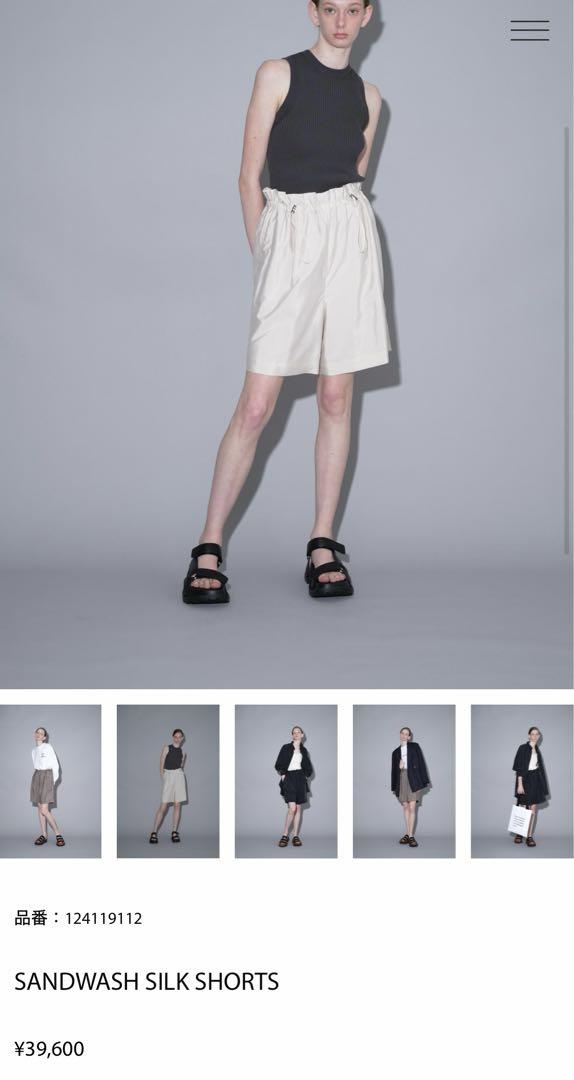 sacra SANDWASH SILKセットアップ