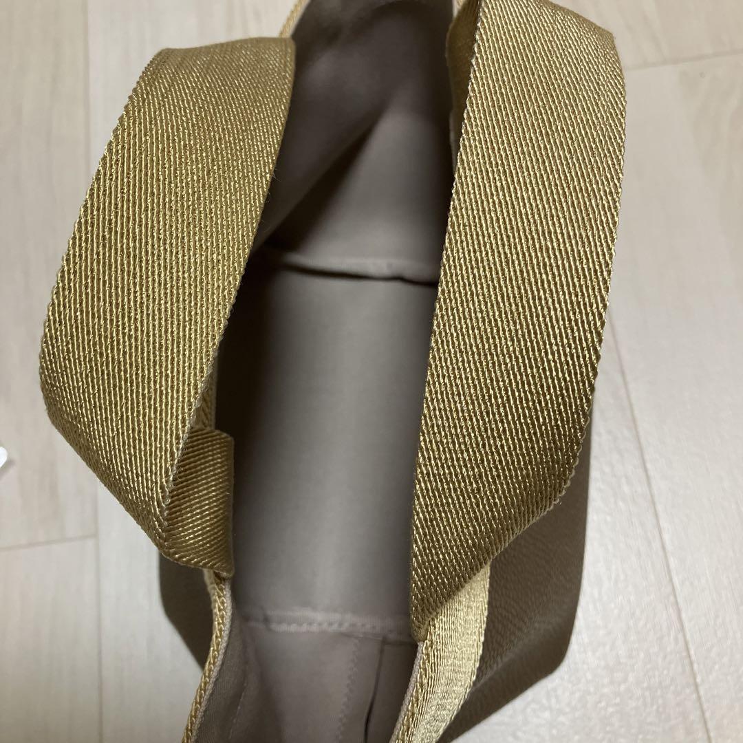 トロン様Herve Chapelier 701GP トープ×ゴールド バッグ