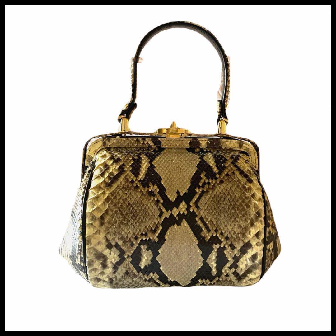 蛇革ハンドバッグ　本蛇革　 金額 ¥44,800