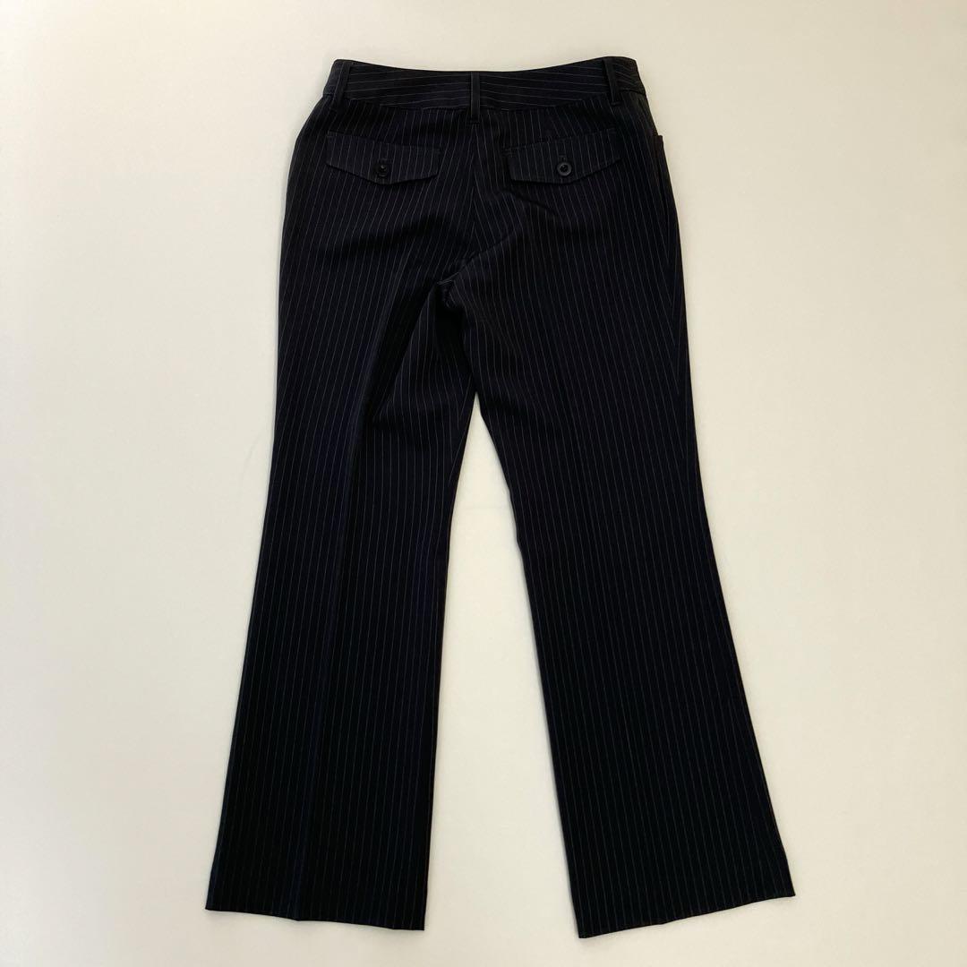 【大きいサイズ13号】SUCRE ニッセン 未使用品 ストライプ パンツ スーツ