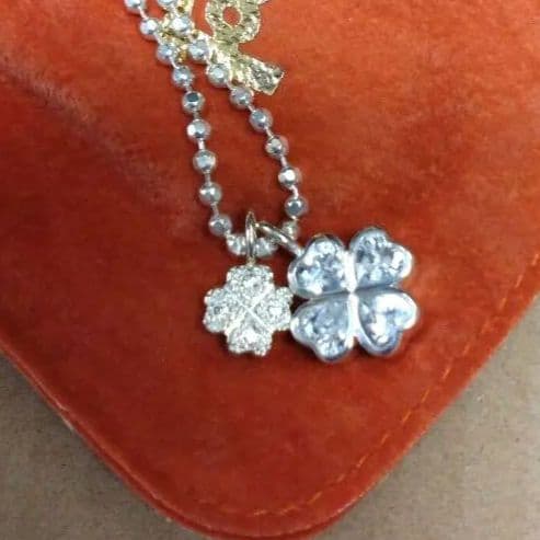 フォリフォリネックレス　クローバー