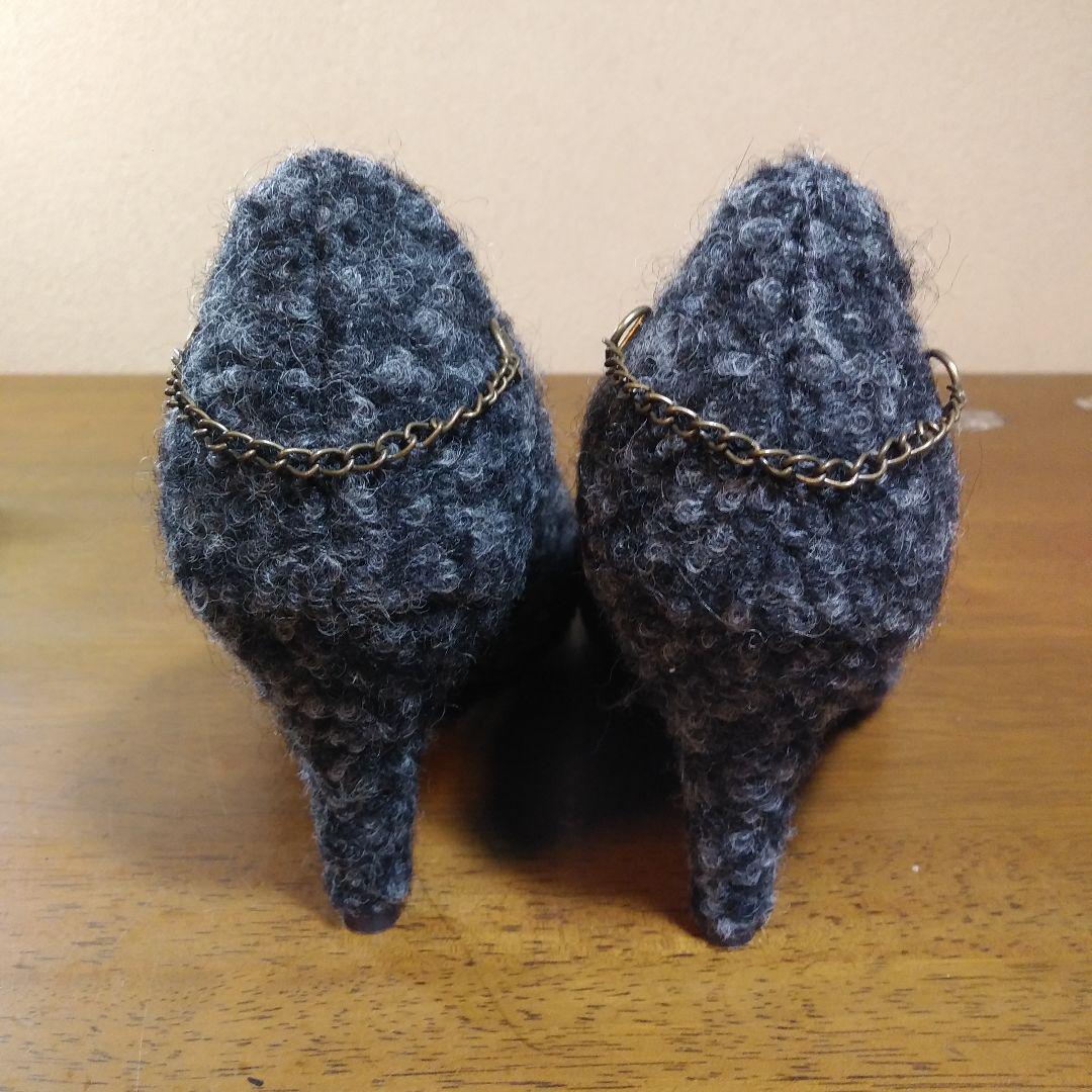 良品】CAMPER MYRIAM チャンキーヒール パンプス 本革 黒 39