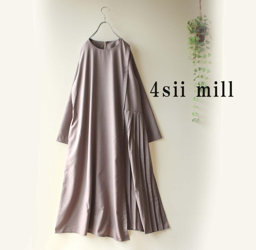 4sii mill黒プリーツロングワンピースオケージョン卒業式卒園式