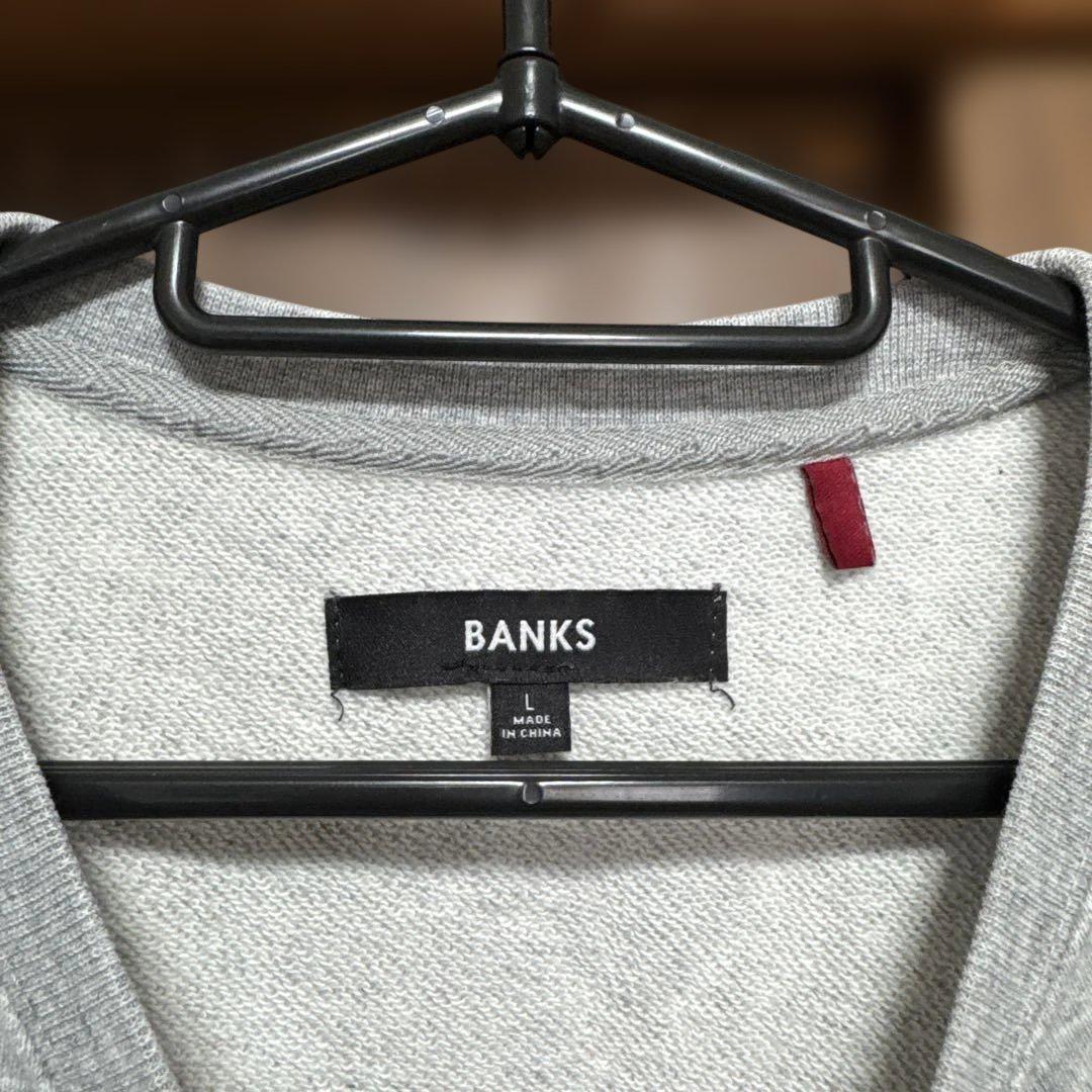 BANKS グレー スウェット Lサイズ - メルカリ