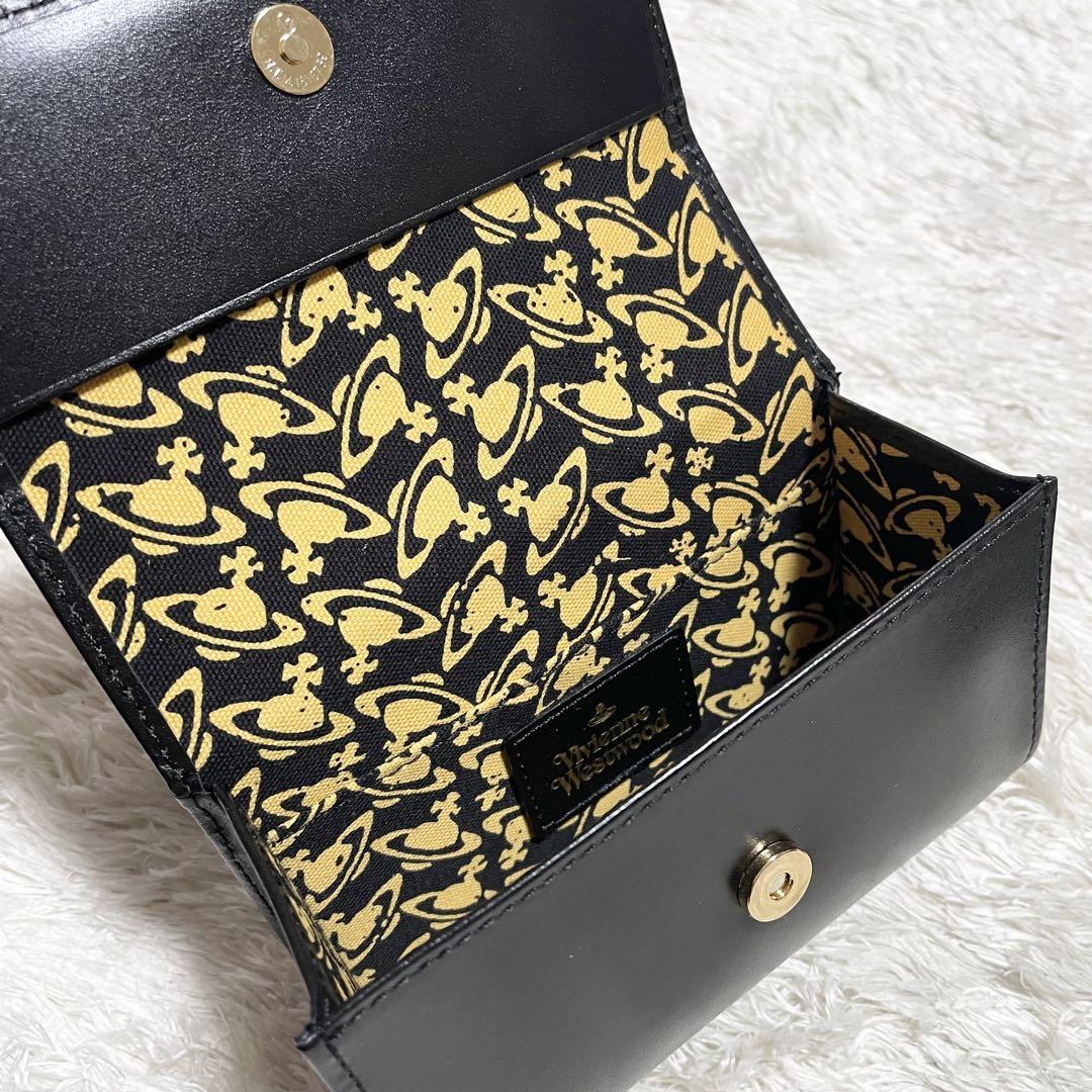 【未使用品】Vivienne Westwood マルチケース レザー ブラック