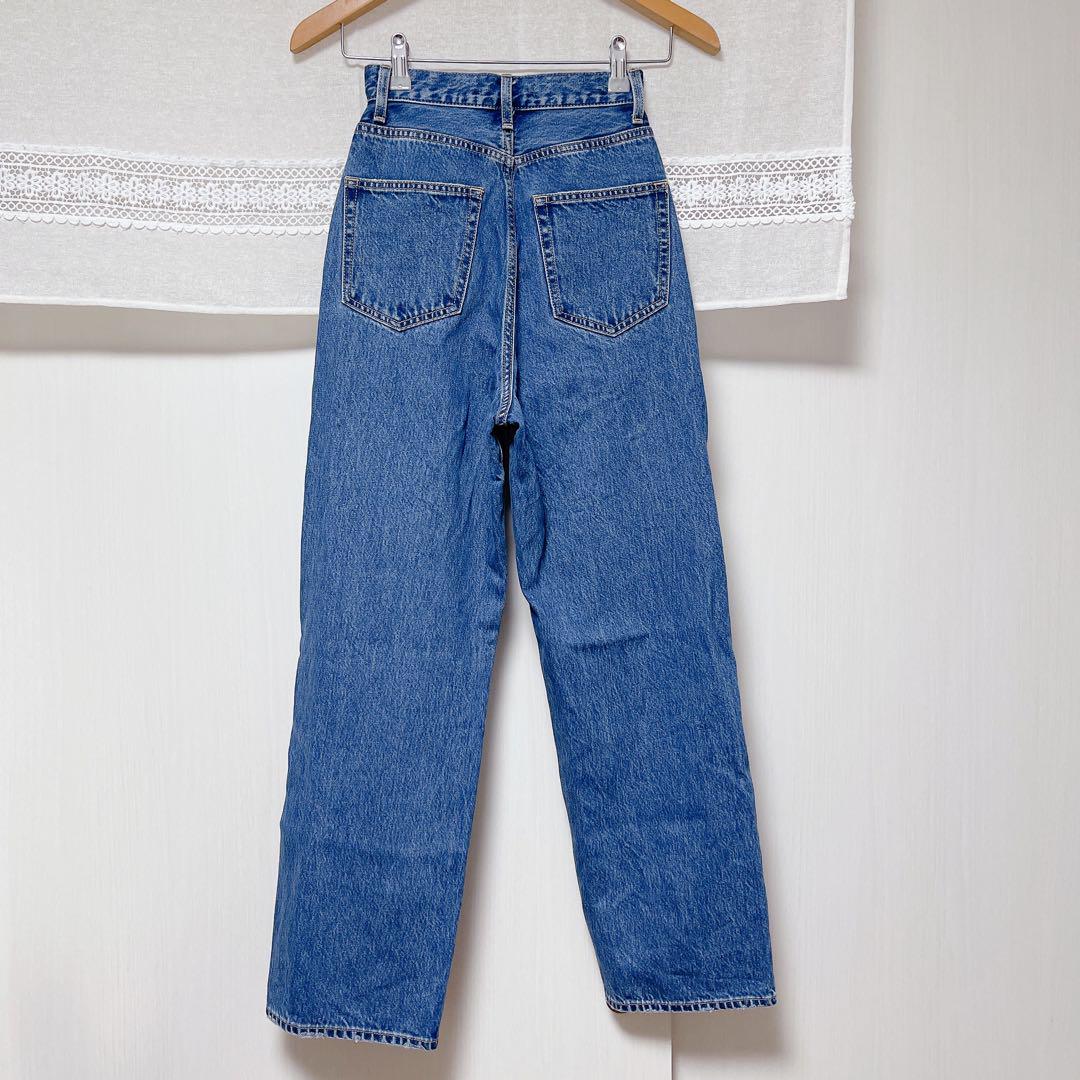 MOUSSY マウジー HW LOOSE STRAIGHT デニム《23インチ》 - メルカリ
