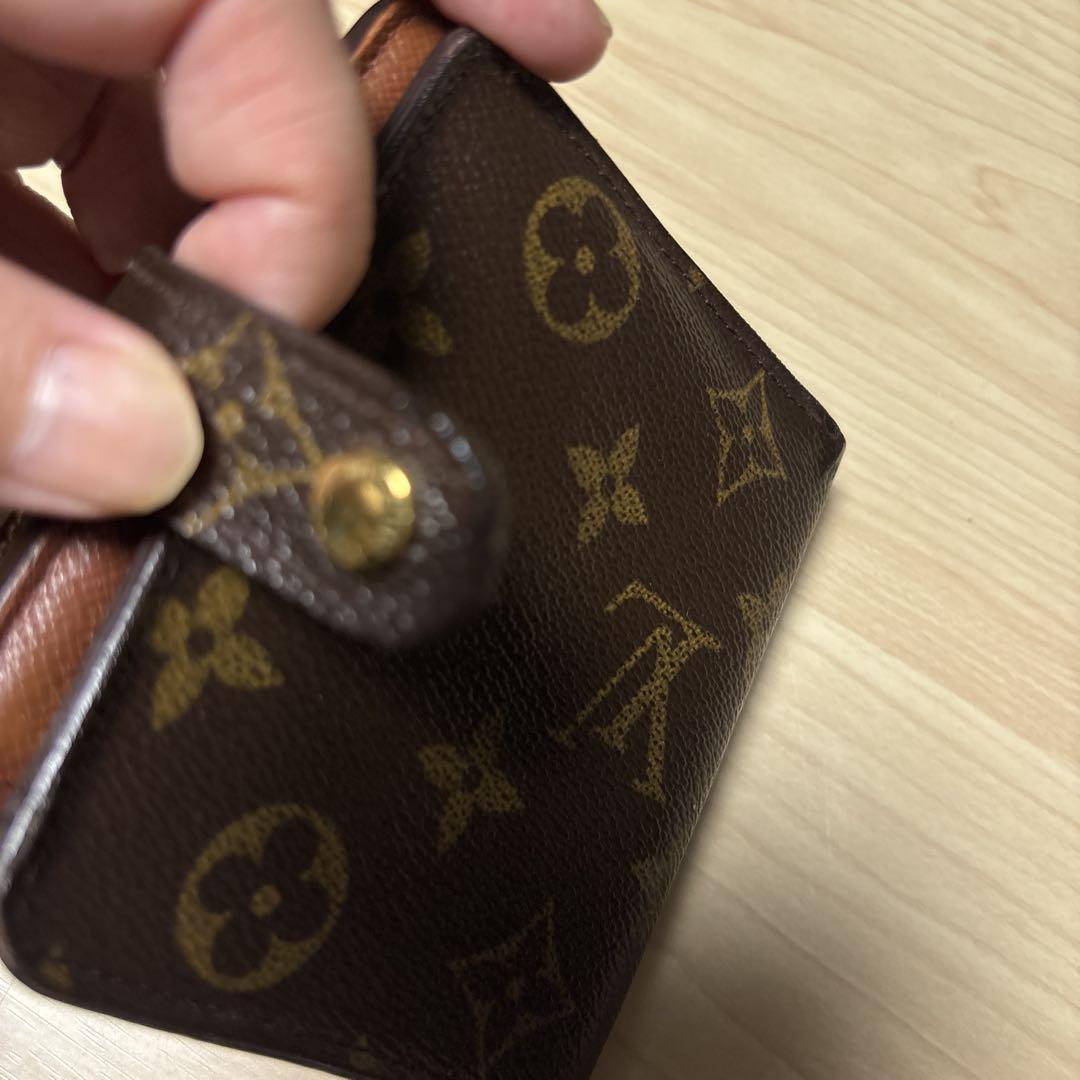ルイヴィトン モノグラム コンパクトジップ 二つ折財布 小銭入れ