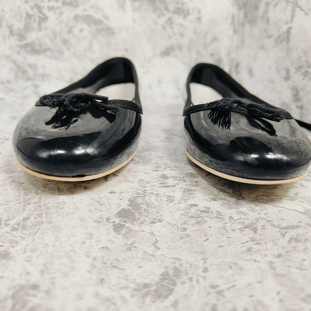 Repetto　レペット　39　サンドリオン　バレエシューズ 　レイン　黒