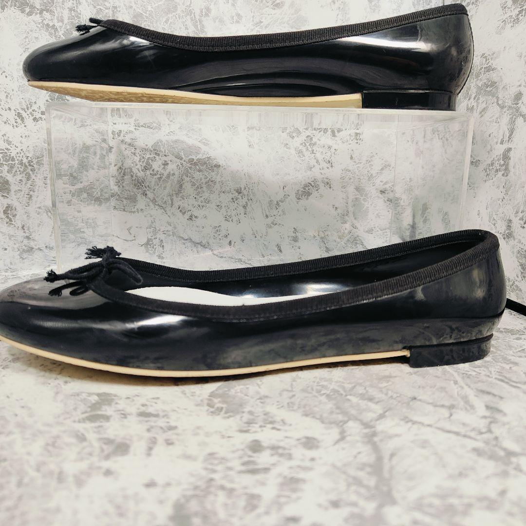 Repetto　レペット　39　サンドリオン　バレエシューズ 　レイン　黒