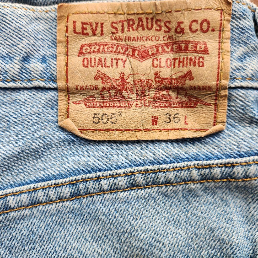 00s Levi's　リーバイス505　デニム　ショートパンツ　W36
