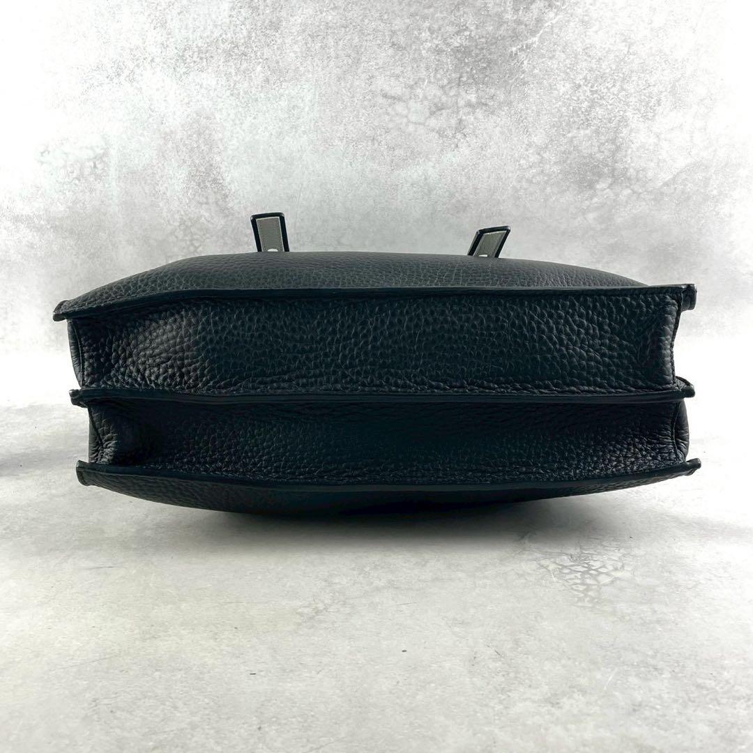 フルラ ビジネスバッグ トートバッグ ジョーヴェ ブラック レザー A4 フルラ ビジネスバッグ トートバッグ ジョーヴェ ブラック レザー A4