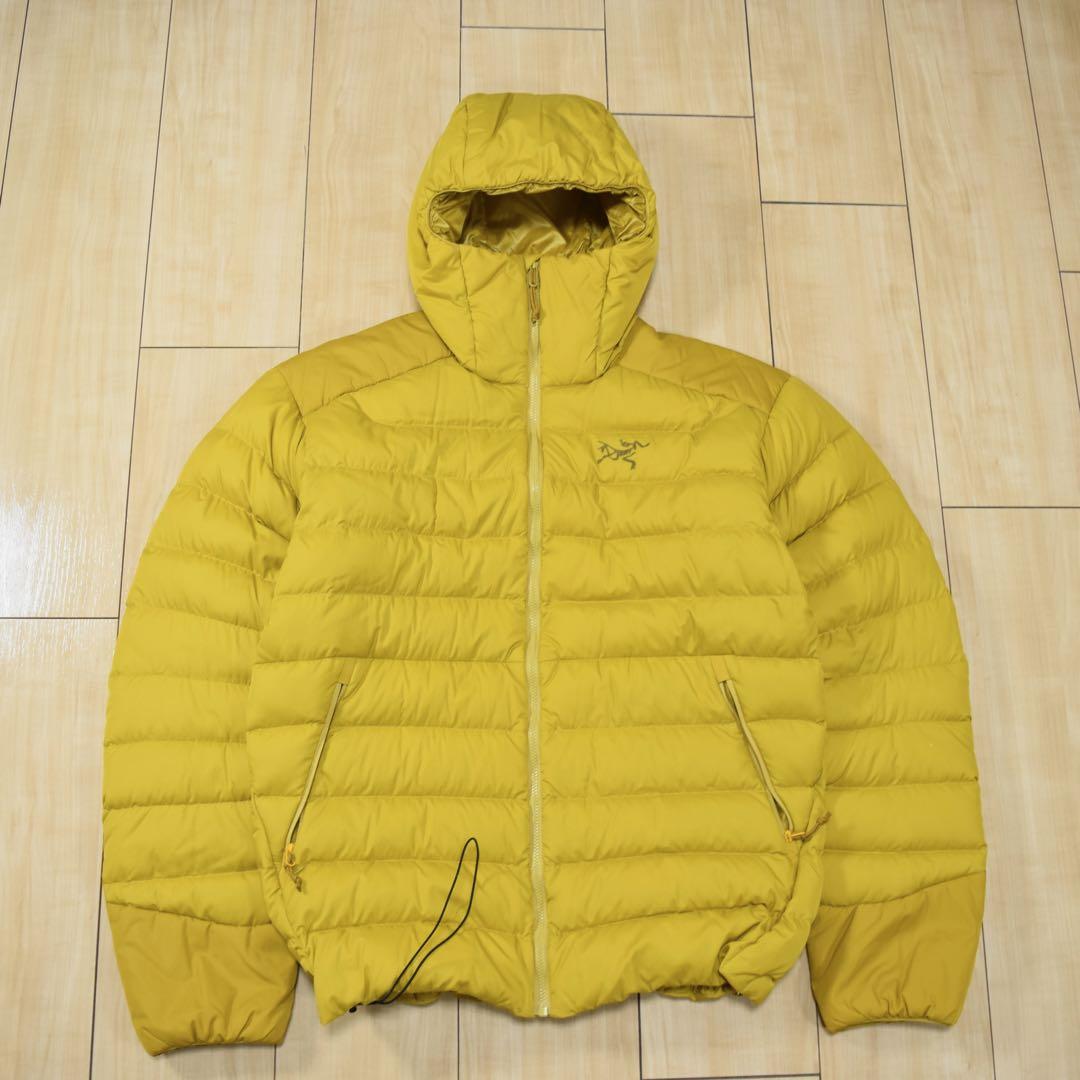 【美品】ARC’TERYX thorium ar hoody maize ダウン
