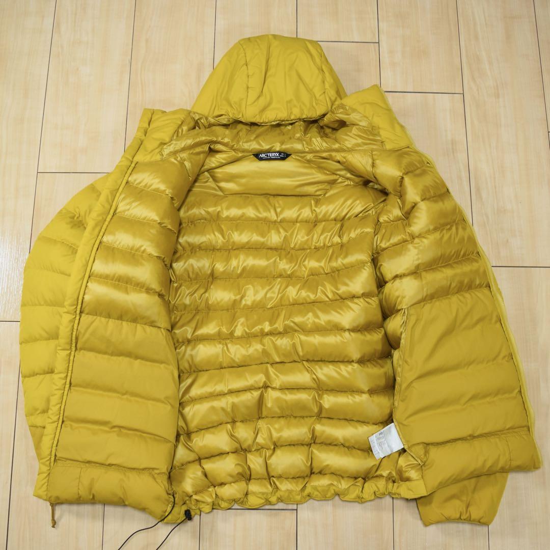 【美品】ARC’TERYX thorium ar hoody maize ダウン