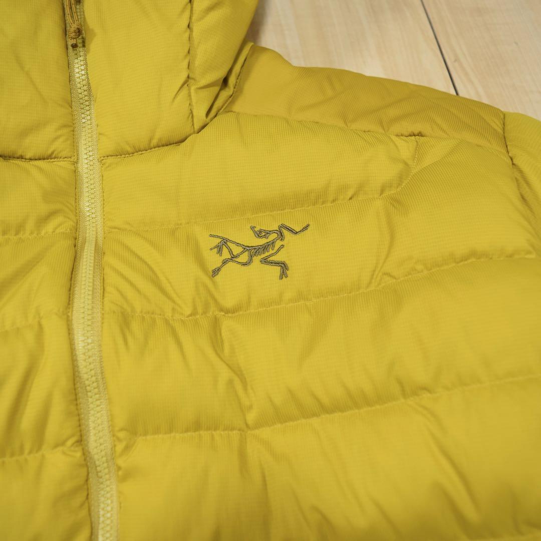 【美品】ARC’TERYX thorium ar hoody maize ダウン