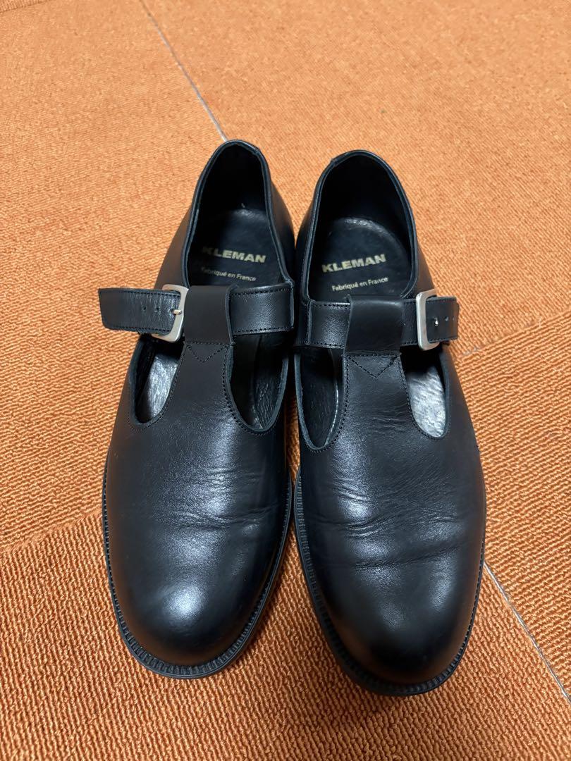 KLEMAN T字ストラップレザーシューズ　サイズ40