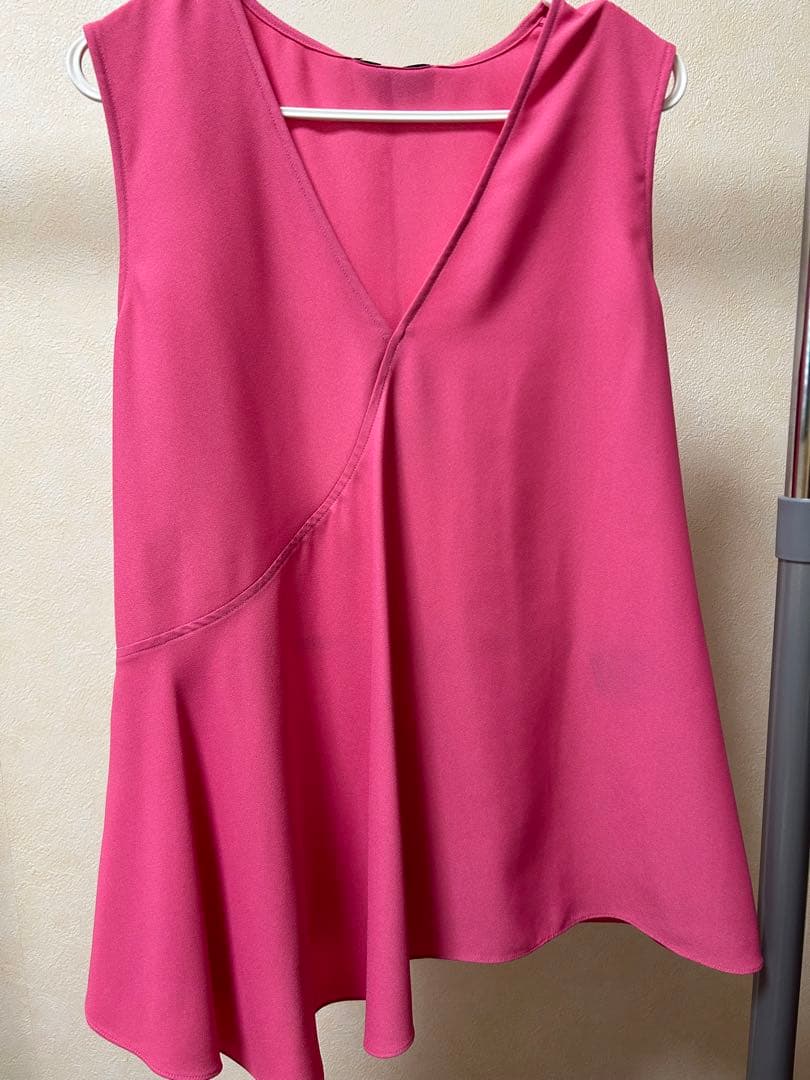 半額SALE/ 新品 セオリー デザインブラウス 定価2万円 タンクトップ