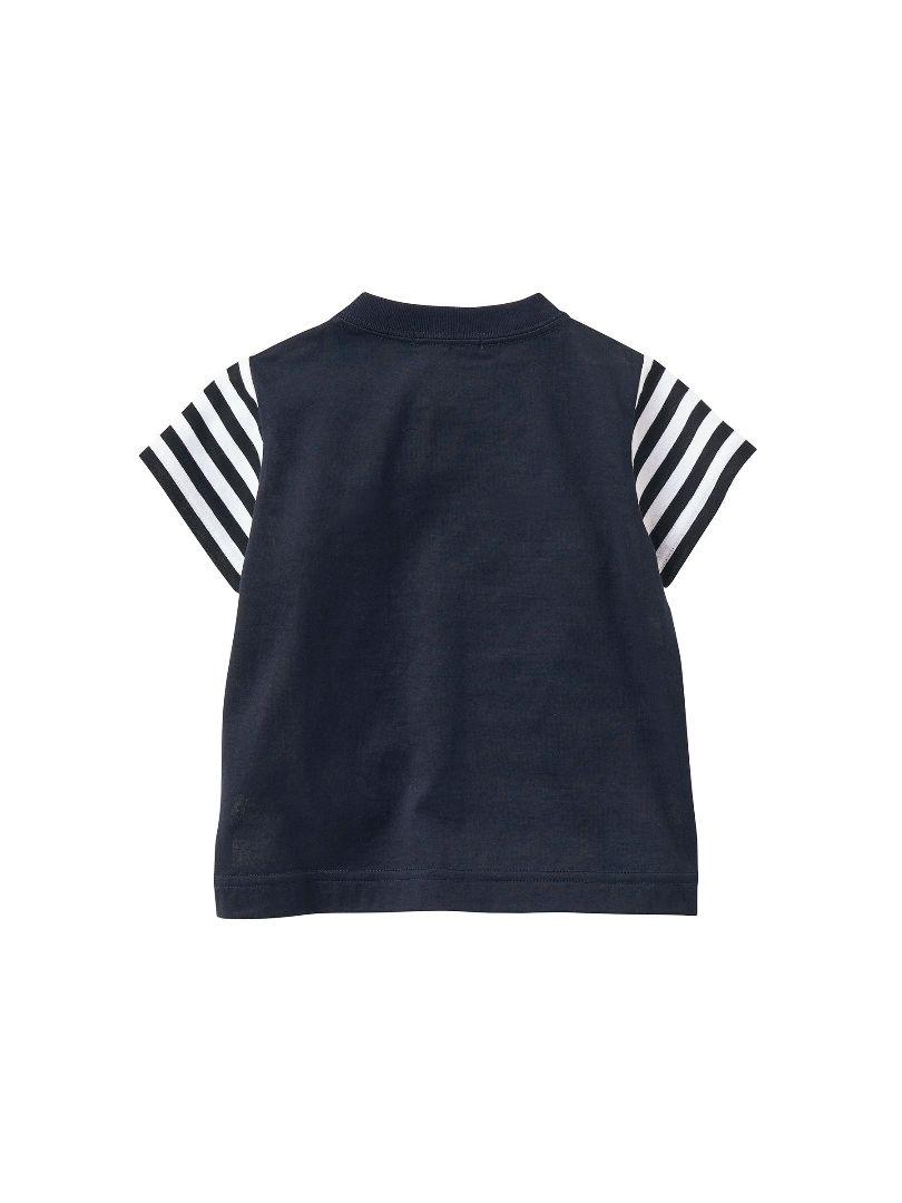 美品　ファミリア ストライプ柄 Tシャツ 90cm