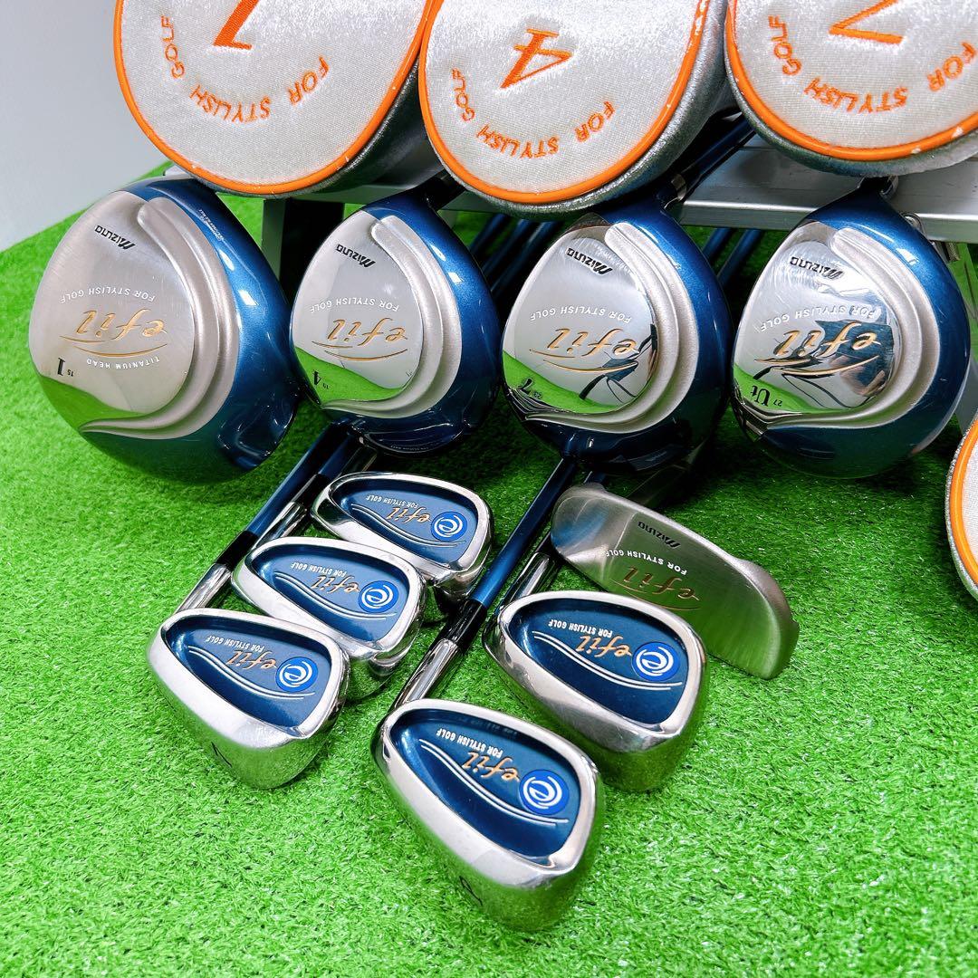 ミズノ エフィル efil レディースクラブセット 10本 初心者 L バッグ付