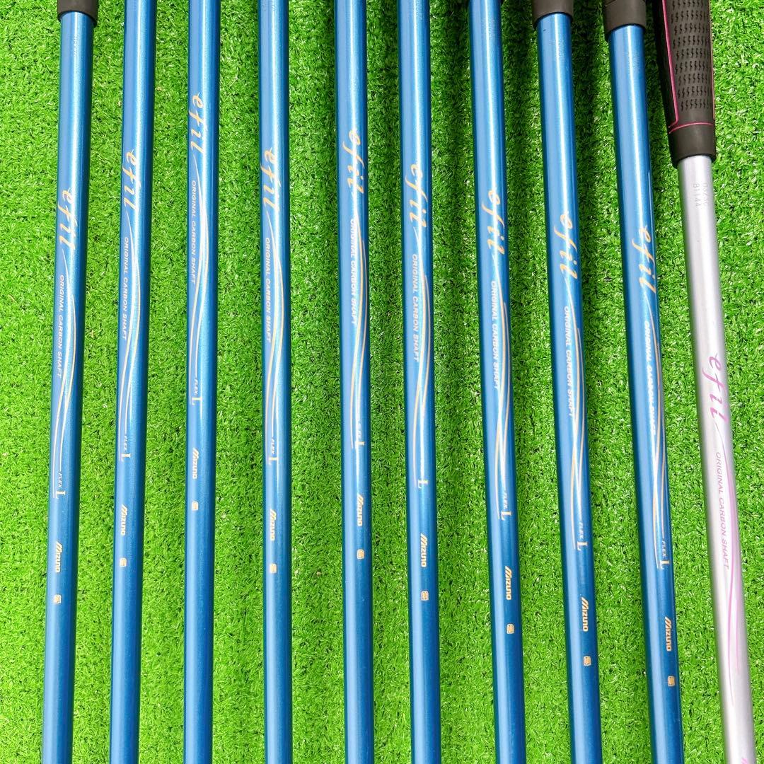 ミズノ エフィル efil レディースクラブセット 10本 初心者 L バッグ付