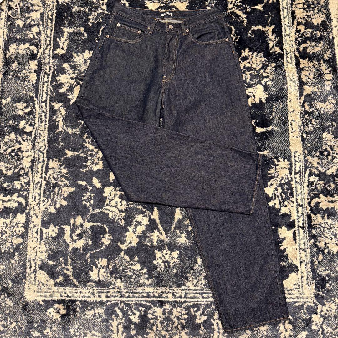 パンツ AURALEE HARD TWIST DENIM WIDE PANTS