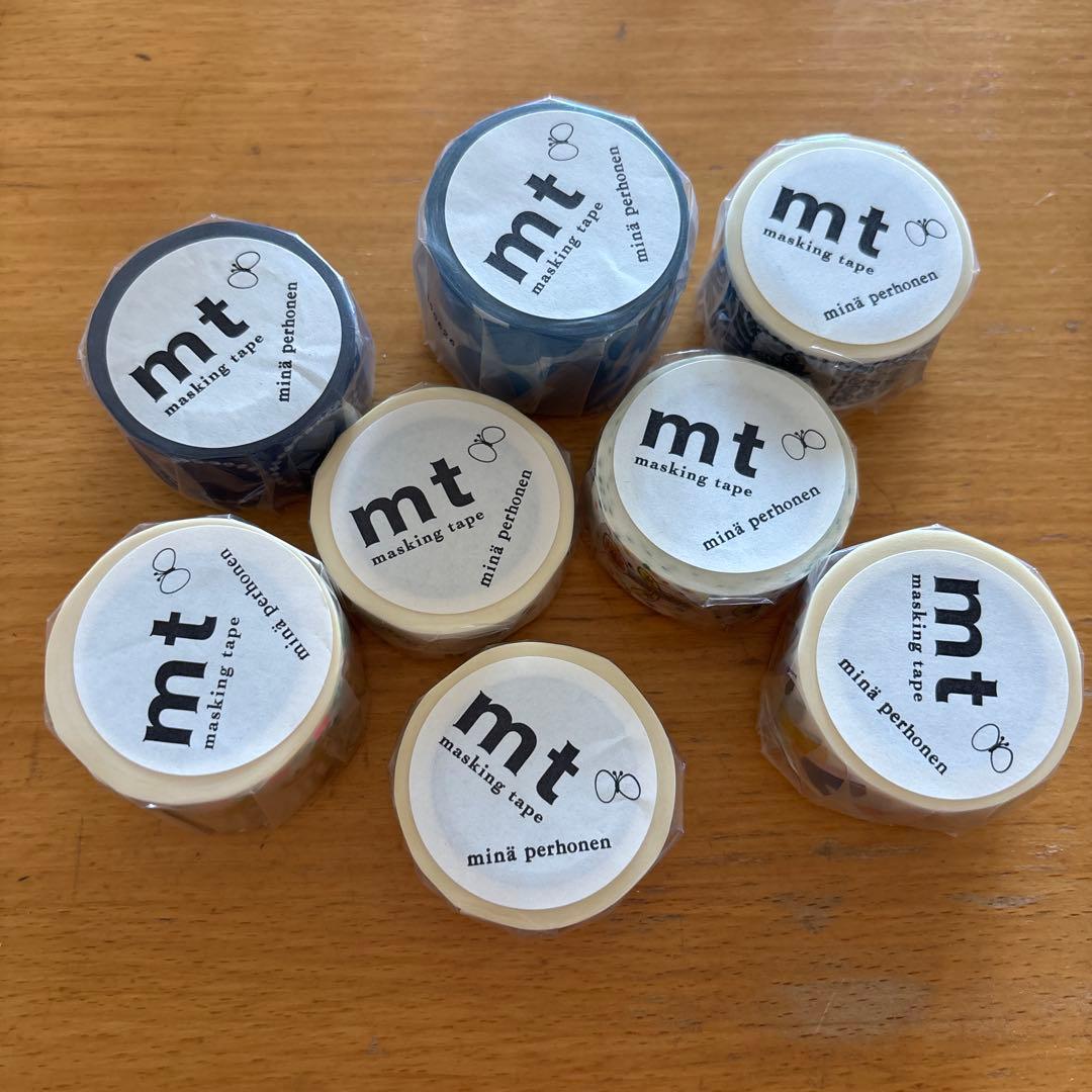 ミナペルホネンマスキングテープ  店舗限定と廃盤品 廃盤 含む ミナペルホネン mt マスキングテープ 12本セット - メルカリ