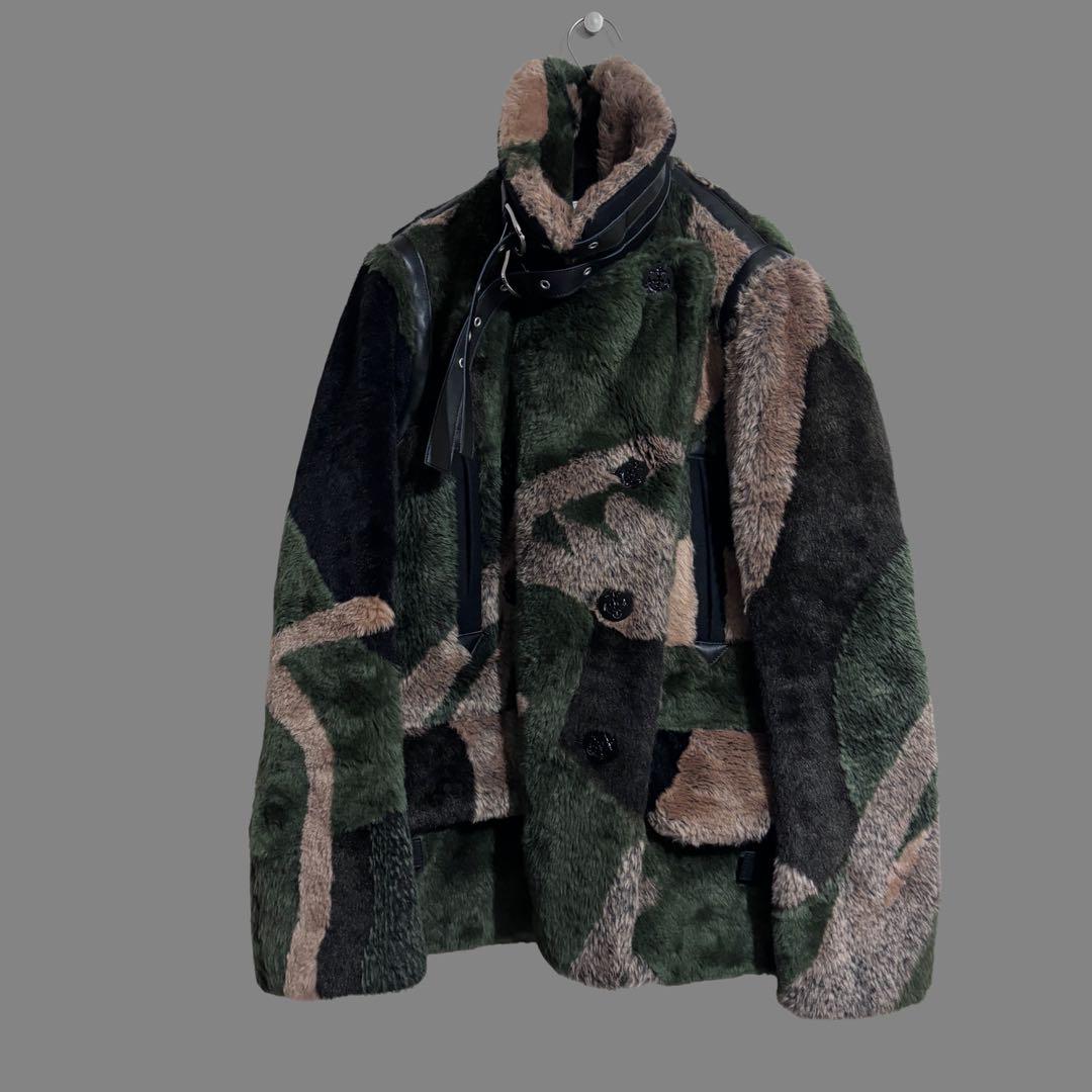 kawsコラボファージャケットコート sacai