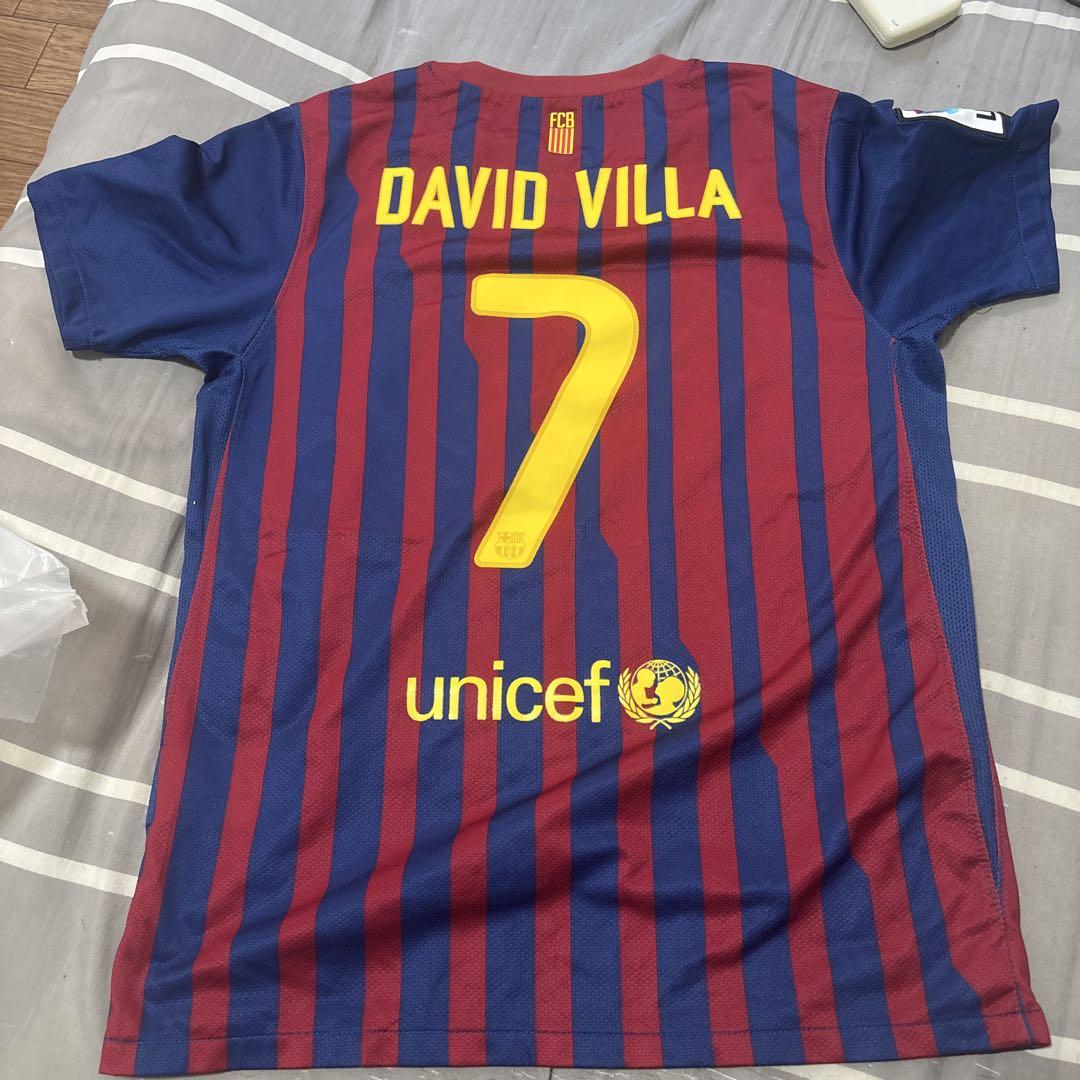 FCバルセロナ ダビド・ビジャ 7番 シャツ　XL FCバルセロナ ダビド・ビジャ | サッカーシャツ - DON VALON
