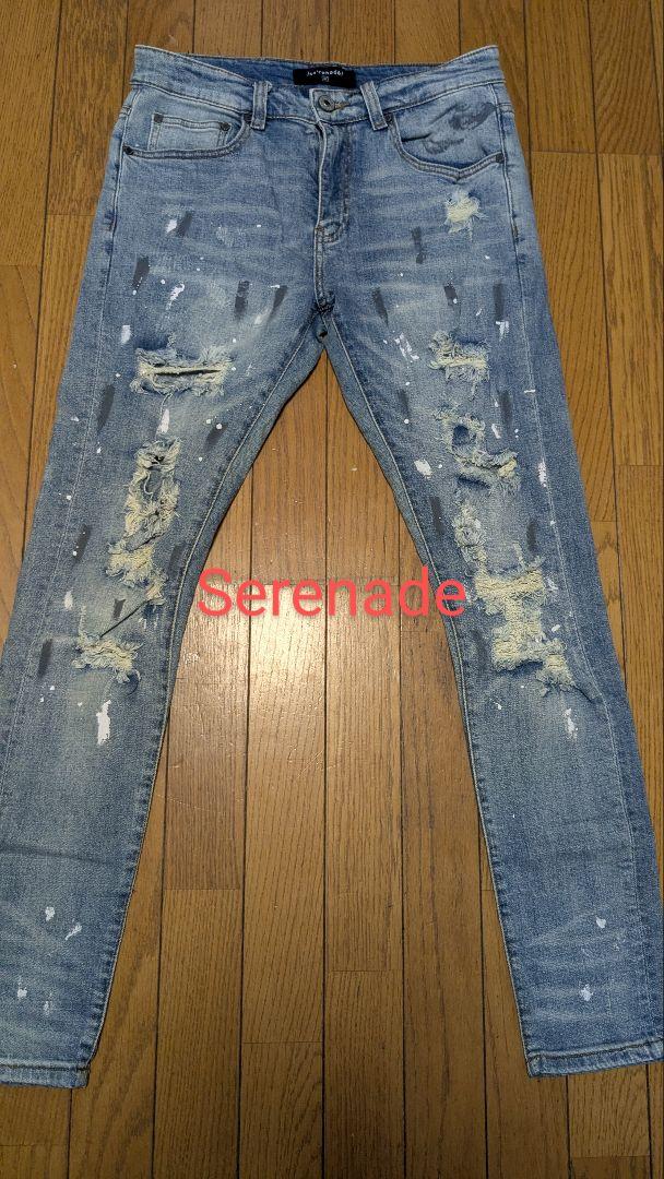 s'a renadé ダメージスキニーデニム 32