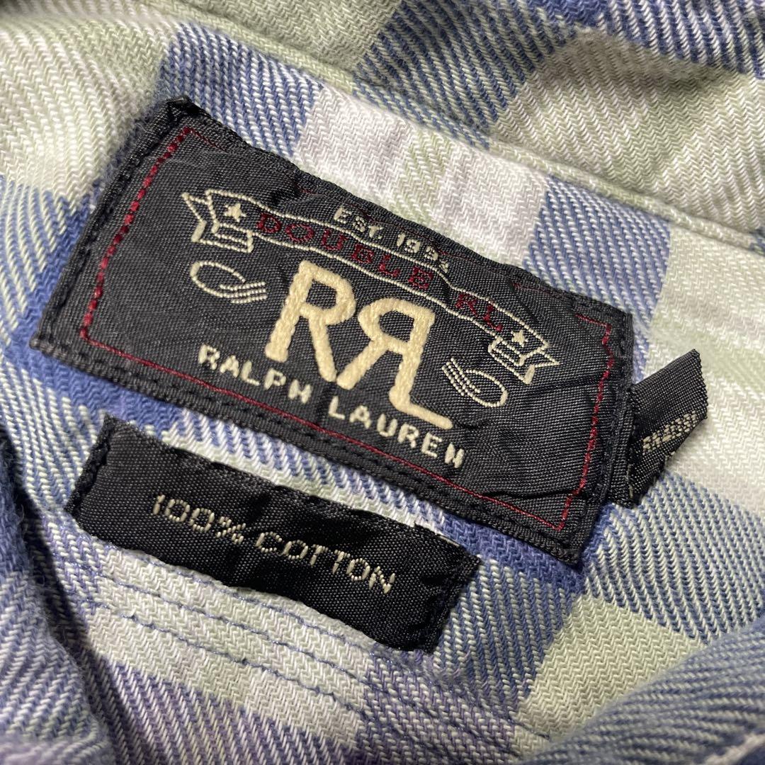 RRL ラルフローレン チェック柄 ネルシャツ M 新品 レア 未使用 Ralph Lauren チェック柄ネルシャツ M - メルカリ