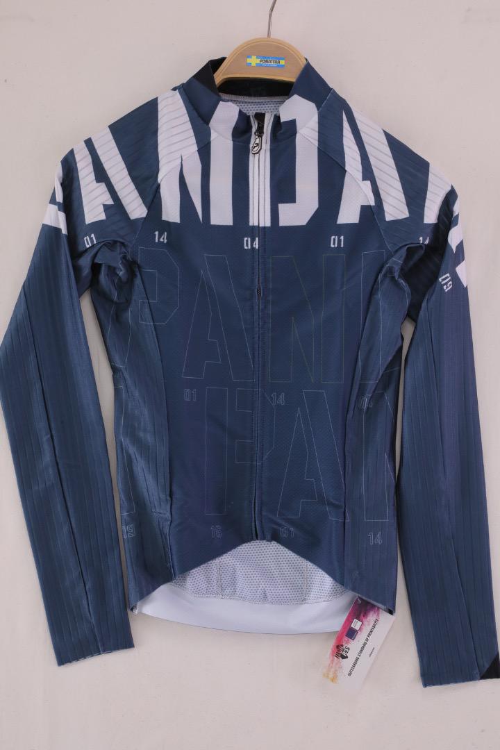 新品☆定価 20,680　パンダーニ　サイクル　薄長袖 XS　春夏秋用 新品定価 20，680 サイクル 薄長袖 XS 黒系 パンダーニ 春夏秋用