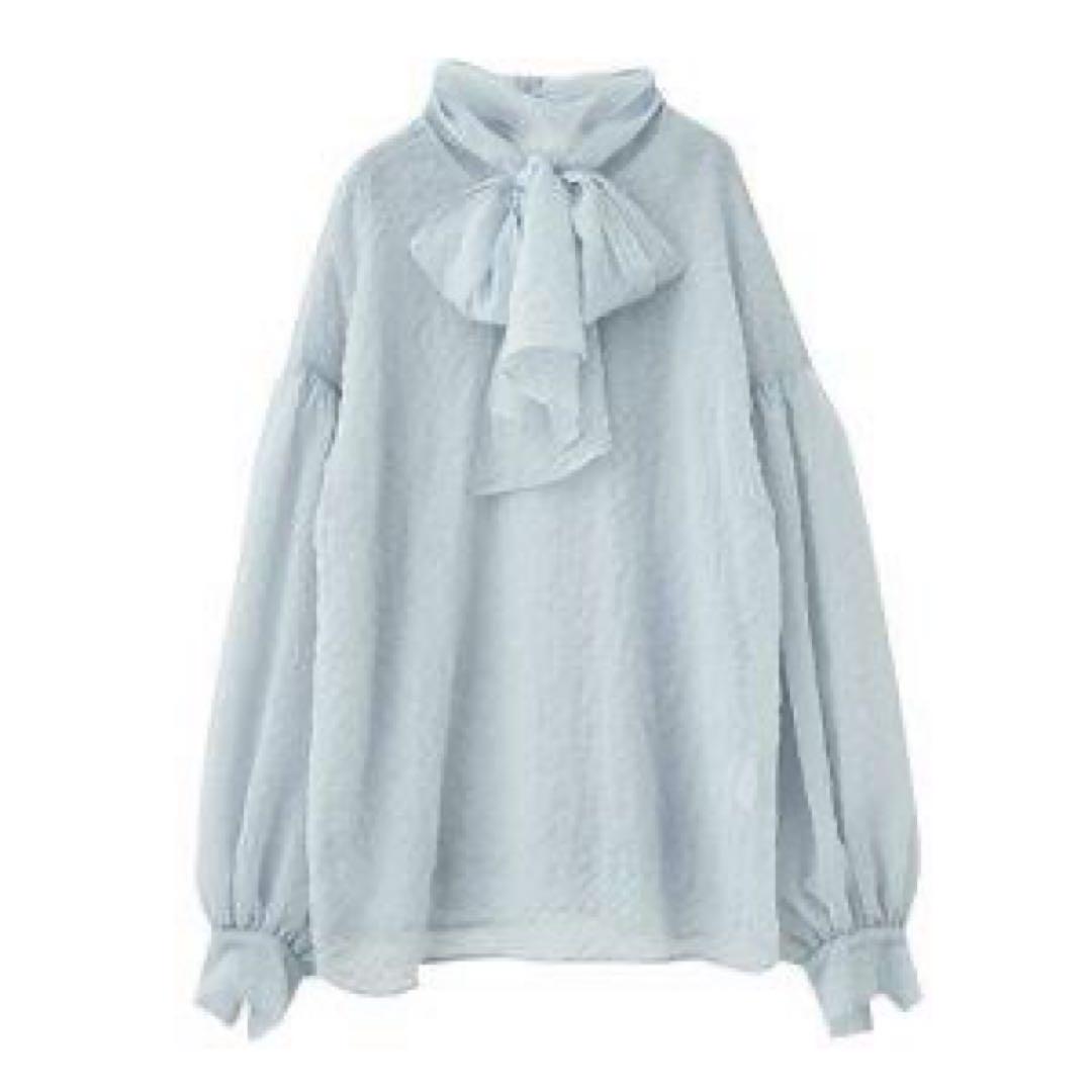 COCODEALシアーリボンブラウス