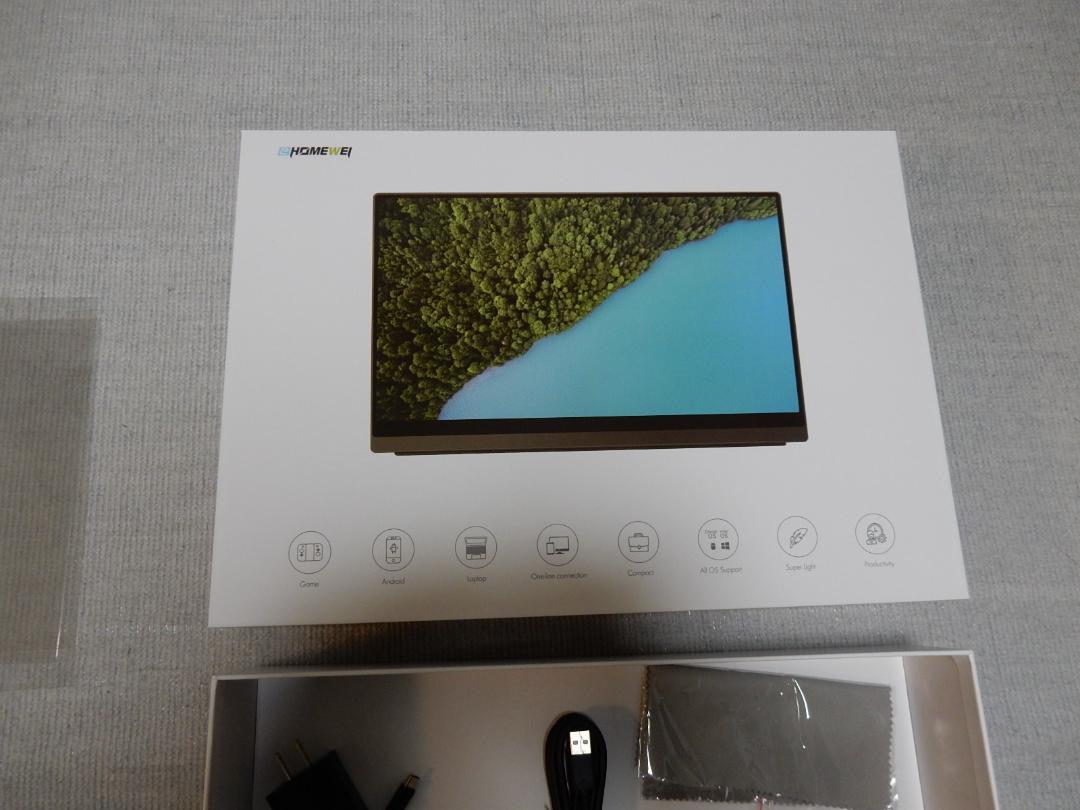 EHOMEWEI モバイルモニター  有機EL 4K　RO-156PU