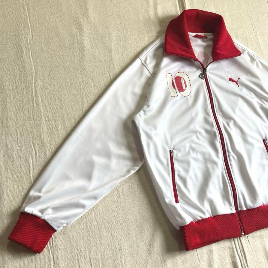 PUMA　トラックジャケット　日本代表モデルジャージ　JAPAN　両面ロゴ　刺繍