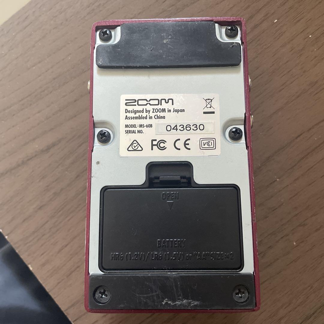 ギター ZOOM MS-60B MULTISTOMP