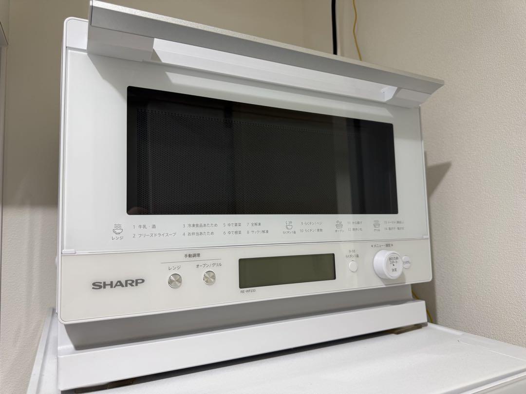 SHARPオーブンレンジRE-WF231-W シャープ PLAINLY RE-WF231-B [ブラック系] 価格比較 - 価格.com