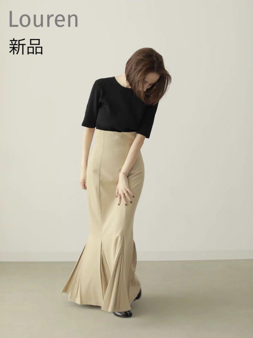 新品タグ付き！louren mermaid pleats skirt