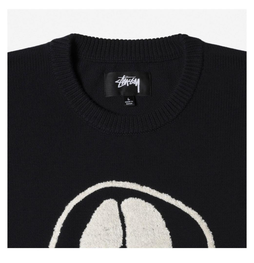 Stussy Skull Sweater Black Lサイズ