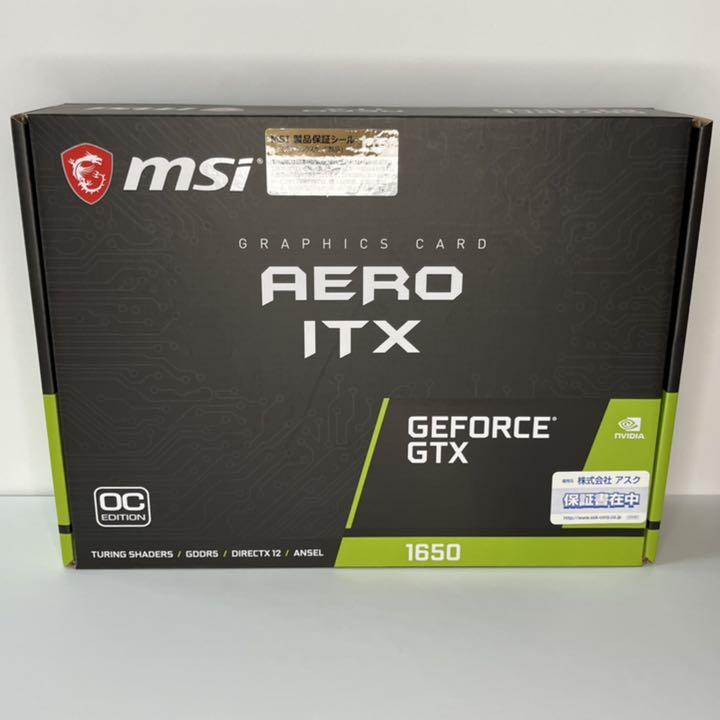 最安値に挑戦 MSI GeForce GTX 1650 グラフィックボード PCパーツ 最安値に挑戦 MSI GeForce GTX 1650 グラフィックボード PCパーツ